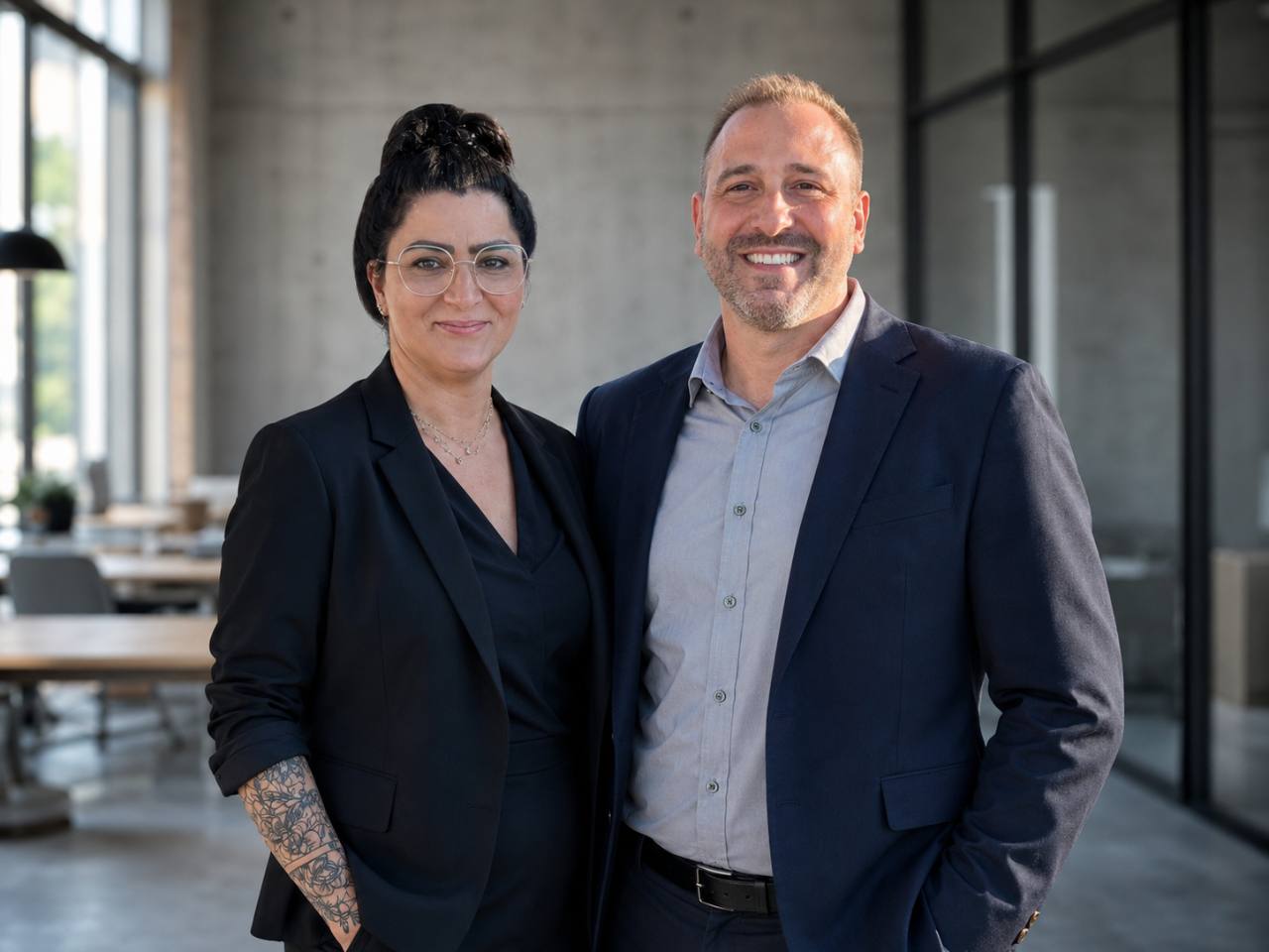 Hoda und Gerardo Vece bei VECE MITTELSTAND